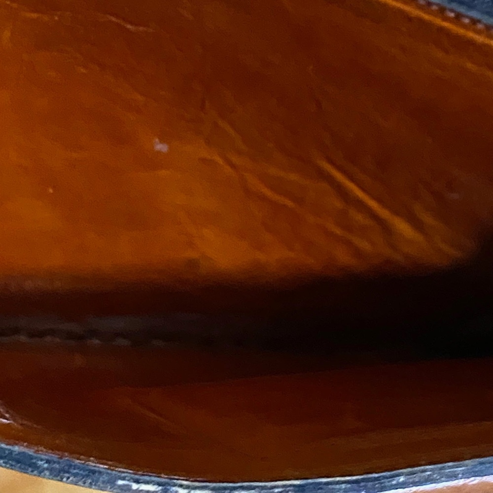 Vintage Hand Tooled Carved Siesta Mexico Leather Handbag w/Small Wallet - Picture 11 of 16